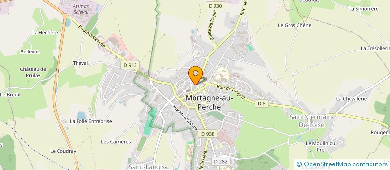 localisation de l'entreprise SCI LA COLLEGIALE à MORTAGNE-AU-PERCHE