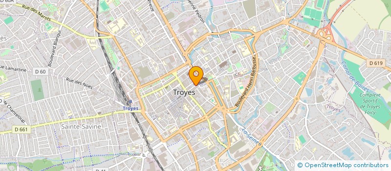 localisation de l'entreprise SCI LA COLLEGIALE à TROYES