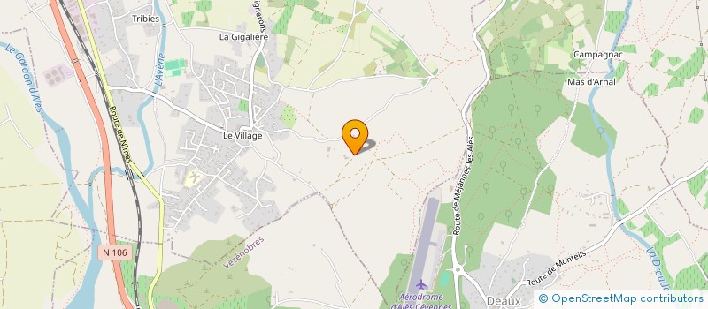 localisation de l'entreprise SCI LA COLLINE  SAINT-HILAIRE-DE-BRETHMAS