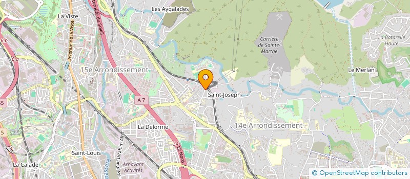 localisation de l'entreprise SCI LA COLLINE à MARSEILLE 14