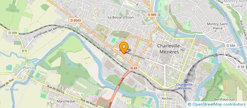 localisation de l'entreprise SCI LA COLLINE  VILLERS-SEMEUSE