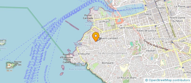localisation de l'entreprise SCI LA COLLINE à MARSEILLE