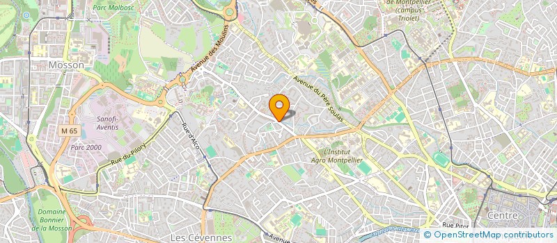 localisation de l'entreprise SCI LA COLLINE à MONTPELLIER
