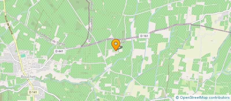 localisation de l'entreprise SCI LA COLLINE  BOUCHET