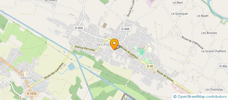 localisation de l'entreprise SCI LA COLLINE  LES AVENIERES VEYRINS-THUELLIN