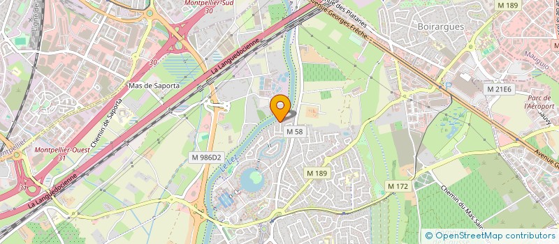 localisation de l'entreprise SCI LA COLLINE à LATTES