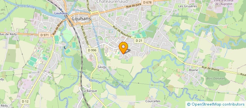 localisation de l'entreprise SCI LA COLLINE à LOUHANS