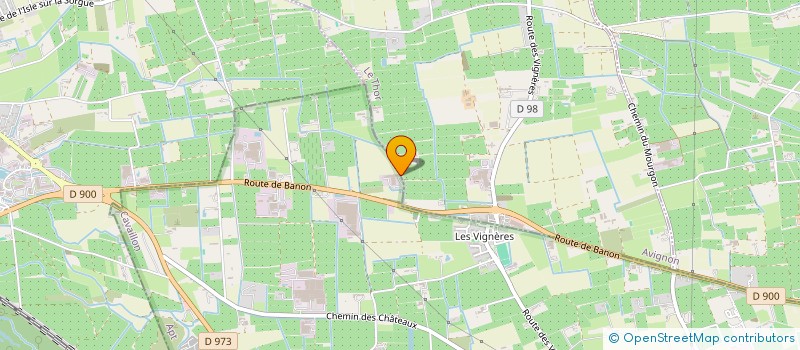 localisation de l'entreprise SCI LA COLLINE  CAVAILLON