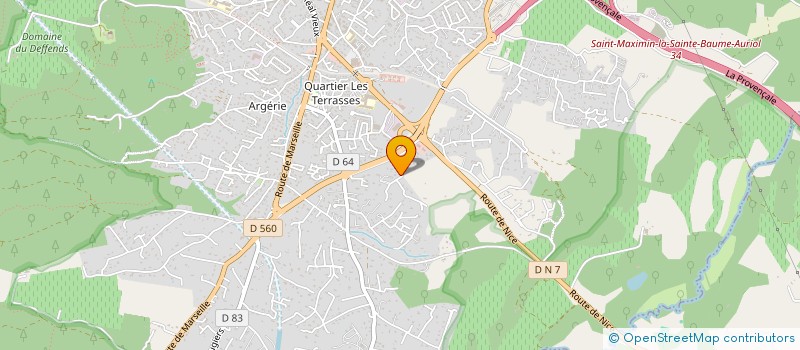 localisation de l'entreprise SCI LA COLLINE  SAINT-MAXIMIN-LA-SAINTE-BAUME