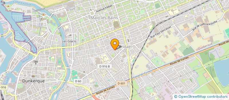 localisation de l'entreprise SCI LA COLLINE à DUNKERQUE