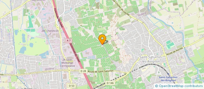 localisation de l'entreprise SCI LA COLLINE  VEDENE