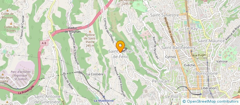 localisation de l'entreprise SCI LA COLLINE DE CHAMBRUN à NICE