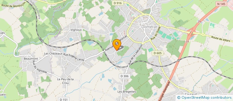 localisation de l'entreprise SCI LA COLLINE DE L'ALLIANCE à DOMERAT