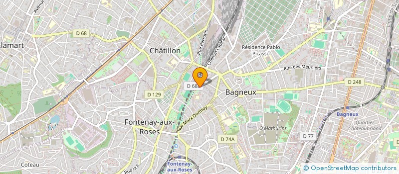 localisation de l'entreprise SCI LA COLLINE VERTE à FONTENAY-AUX-ROSES