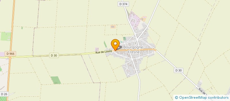 localisation de l'entreprise SCI LA COLLINETTE  BOURGOGNE-FRESNE