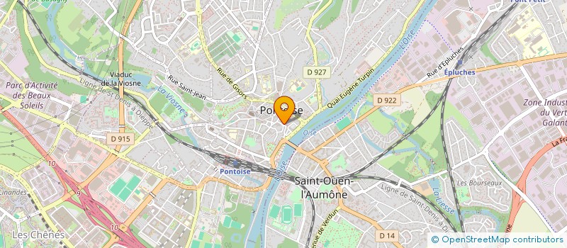 localisation de l'entreprise SCI LA COLOMBALE  PONTOISE