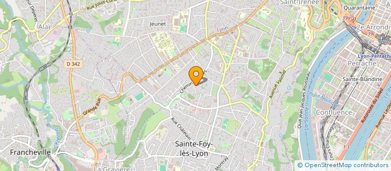 localisation de l'entreprise SCI LA COLOMBANE  SAINTE-FOY-LES-LYON