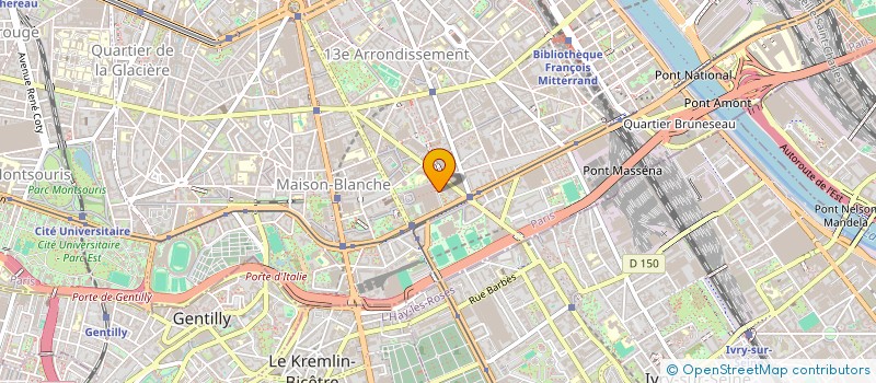 localisation de l'entreprise SCI LA COLOMBE à PARIS