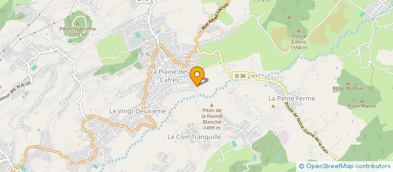 localisation de l'entreprise SCI LA COLOMBE à LE TAMPON