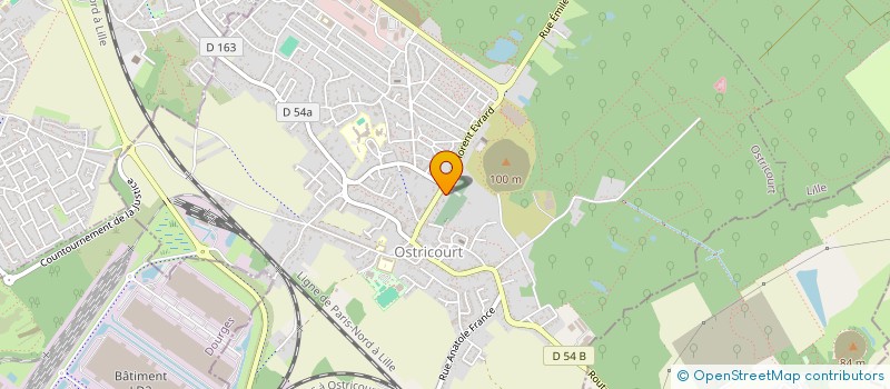 localisation de l'entreprise SCI LA COLOMBE  OSTRICOURT