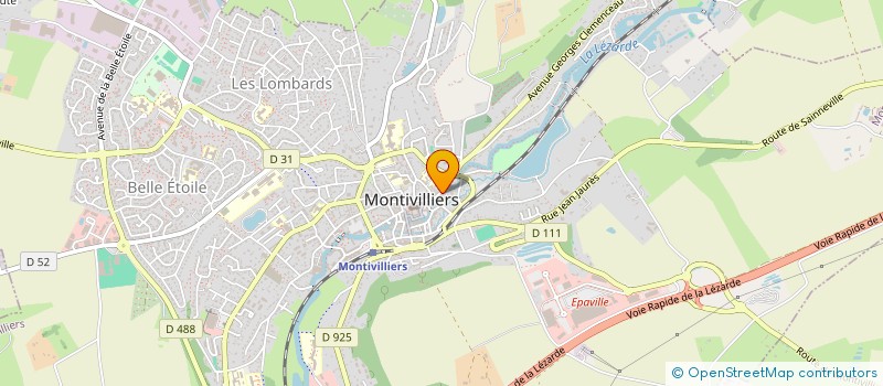 localisation de l'entreprise SCI LA COLOMBE  MONTIVILLIERS