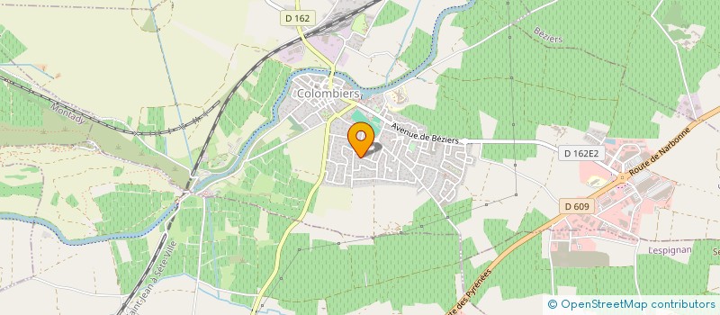 localisation de l'entreprise SCI LA COLOMBE  COLOMBIERS