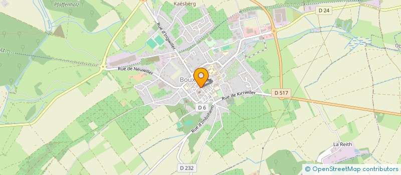 localisation de l'entreprise SCI LA COLOMBE  BOUXWILLER