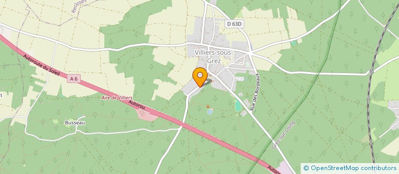 localisation de l'entreprise SCI LA COLOMBE  VILLIERS-SOUS-GREZ