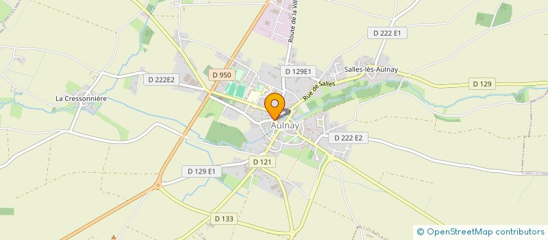 localisation de l'entreprise SCI LA COLOMBE  AULNAY