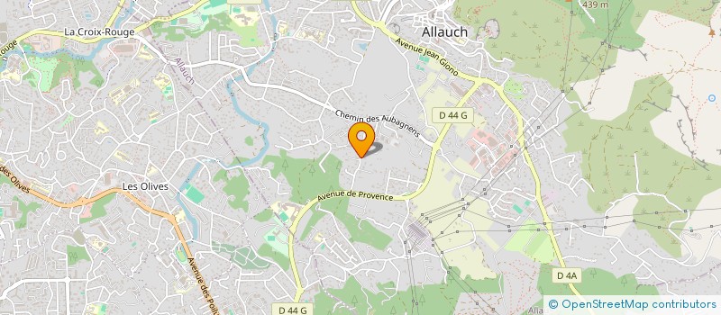 localisation de l'entreprise SCI LA COLOMBE  ALLAUCH