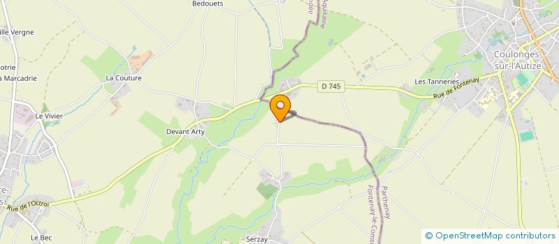 localisation de l'entreprise SCI LA COLOMBE  SAINT-HILAIRE-DES-LOGES