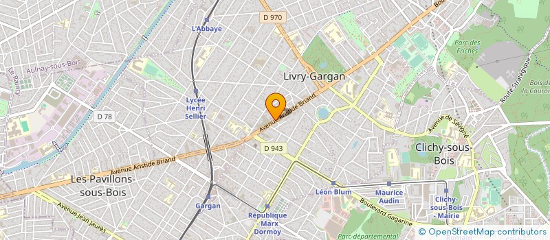 localisation de l'entreprise SCI LA COLOMBES à LIVRY-GARGAN