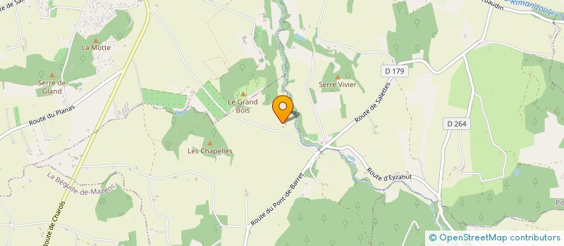 localisation de l'entreprise SCI LA COLOMBIERE  MANAS