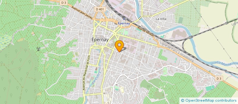 localisation de l'entreprise SCI LA COLOMBIERE à EPERNAY