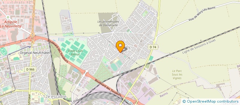 localisation de l'entreprise SCI LA COLOMBIERE  BETHENY