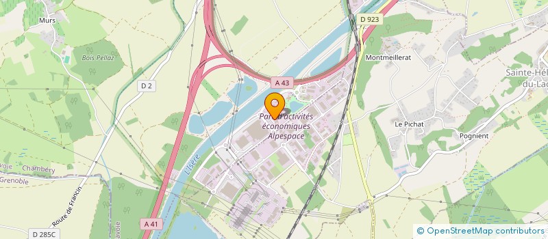 localisation de l'entreprise SCI LA COLOMBIERE  MONTMELIAN