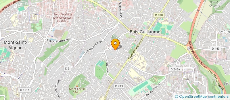 localisation de l'entreprise SCI LA COLOMBIERE à BOIS-GUILLAUME