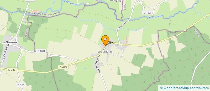 localisation de l'entreprise SCI LA COLOMBIERE  LES CROUTES