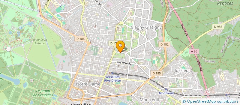 localisation de l'entreprise SCI LA COLOMBIERE - LA CROIX VALMER à VERSAILLES