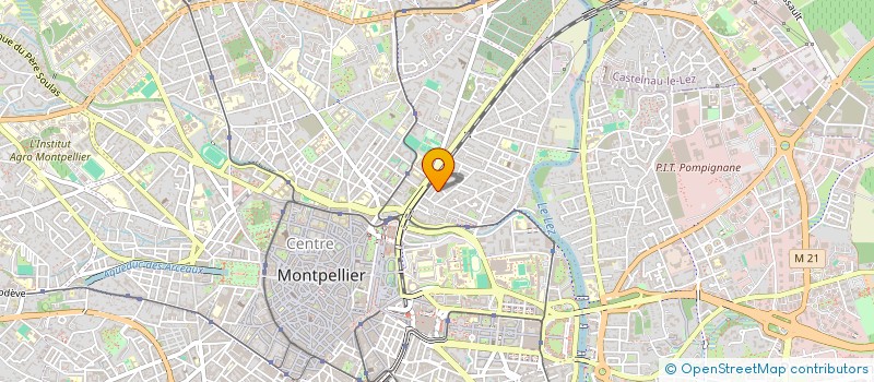 localisation de l'entreprise SCI LA COLONIALE à MONTPELLIER