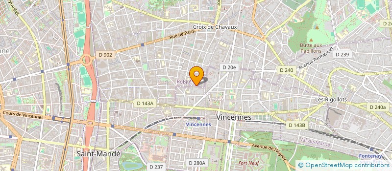 localisation de l'entreprise SCI LA COLONIE à MONTREUIL