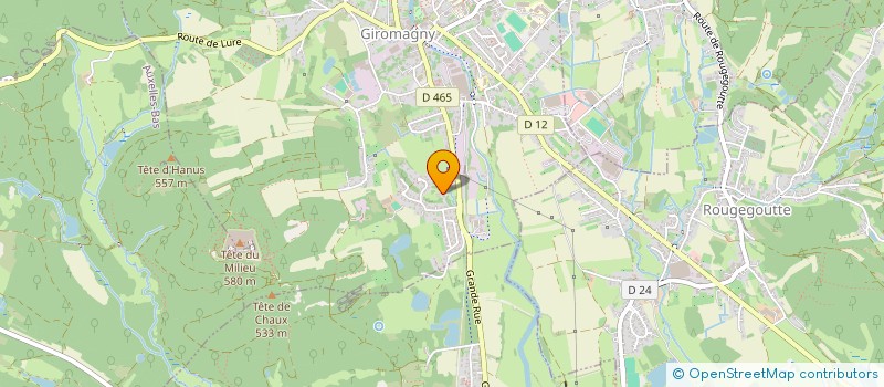 localisation de l'entreprise SCI LA COLONIE à GIROMAGNY