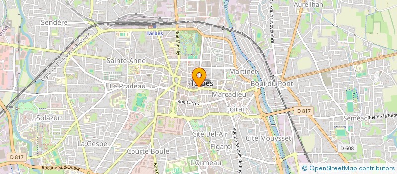 localisation de l'entreprise SCI LA COLONNE  TARBES