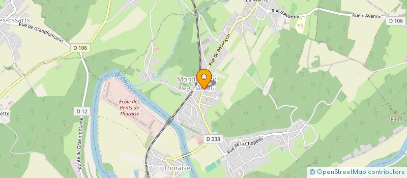 localisation de l'entreprise SCI LA COMBE  BOUSSIERES