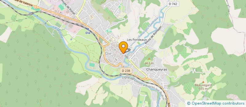 localisation de l'entreprise SCI LA COMBE à DIE