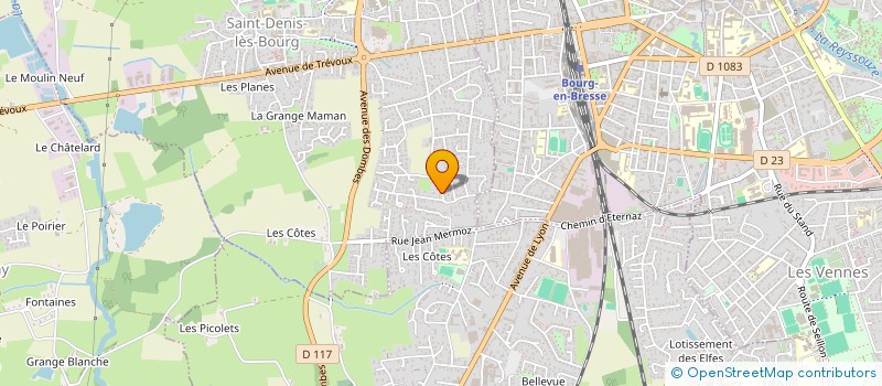 localisation de l'entreprise SCI LA COMBE D AMONT à SAINT-DENIS-LES-BOURG