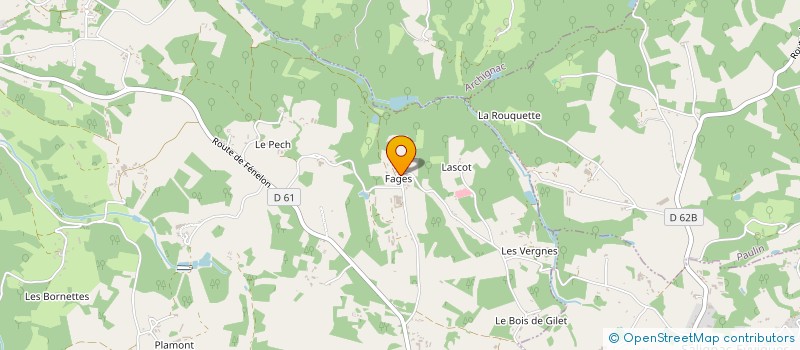 localisation de l'entreprise SCI LA COMBE DU ROCHER  SAINT-GENIES