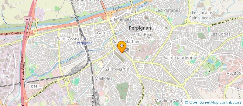 localisation de l'entreprise SCI LA COME FRANCEZE à PERPIGNAN