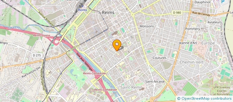 localisation de l'entreprise SCI LA COMETE  REIMS