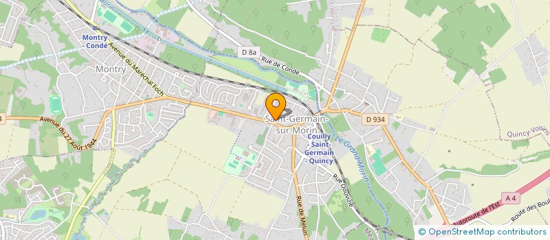 localisation de l'entreprise SCI LA COMETE  SAINT-GERMAIN-SUR-MORIN